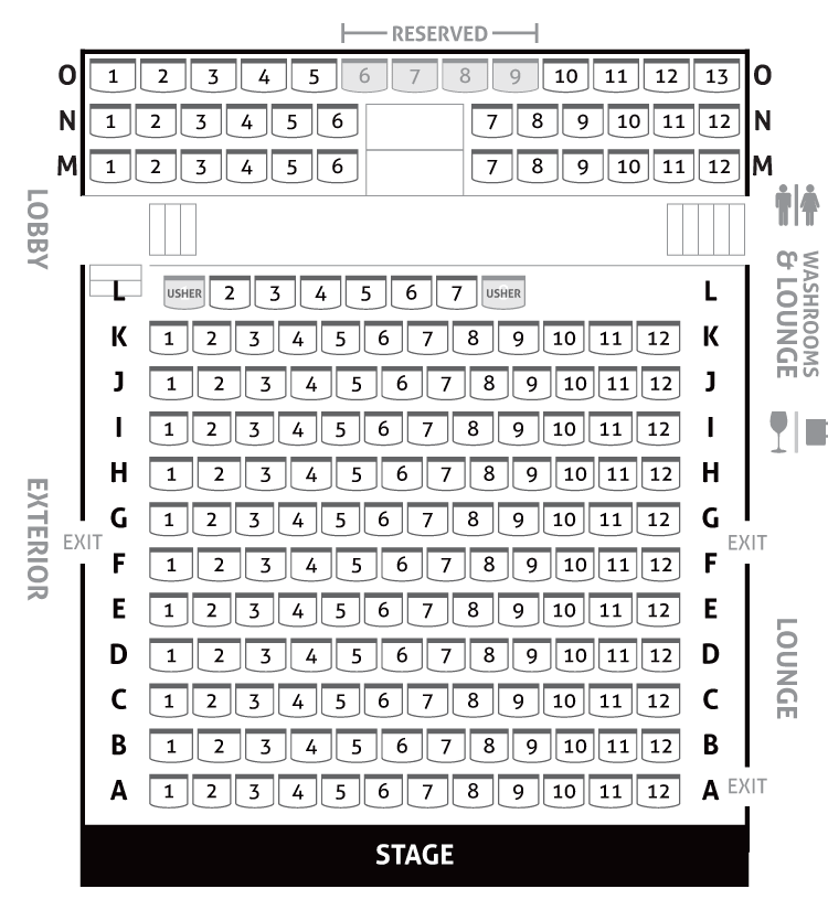 seating Langham Court Theatre Victoria, BC Langham Court Theatre Victoria, BC